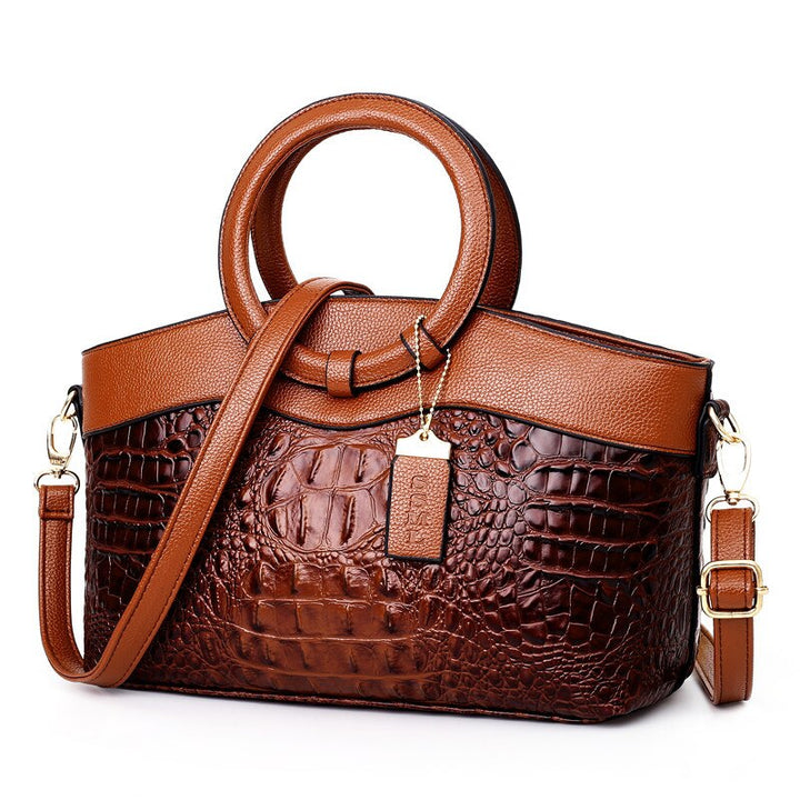 BowLift | Leather Crocodile Bag – with handcrafted details