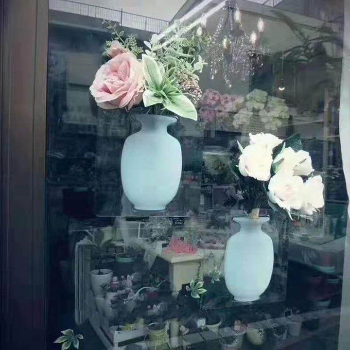 Sticky Silicone Plant Flower Vase | Bowlift