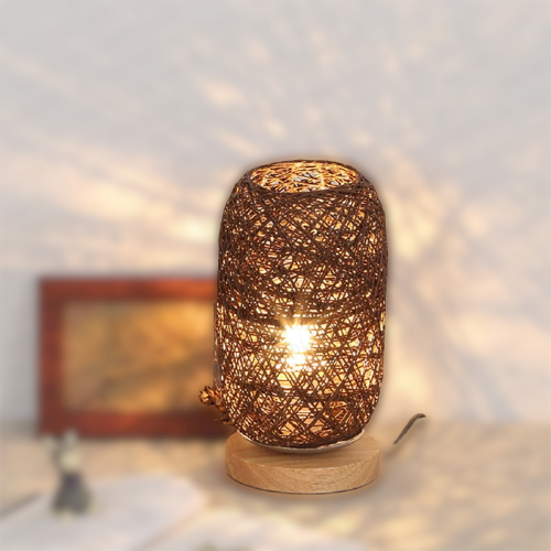 BowLift | Table lamp made of rattan wood
