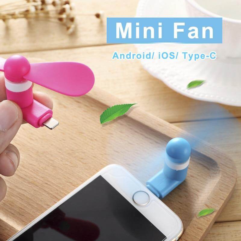 Flexible Phone Mini Fan | Bowlift