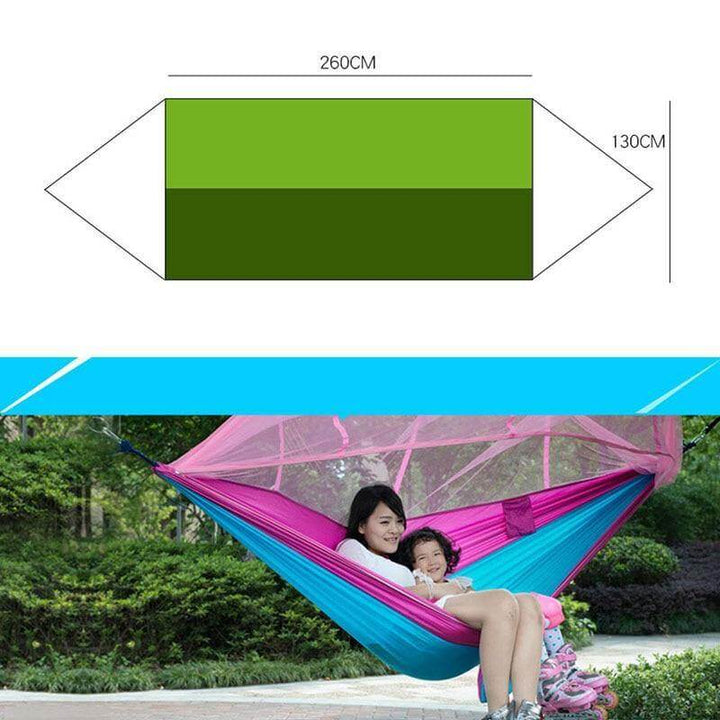Portable Adventure Camping Outdoor Mosquito Net Hammock | Bowlift