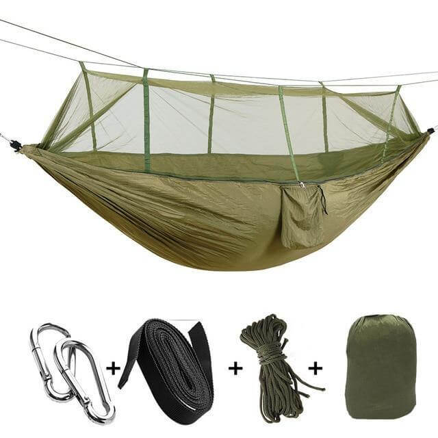 Portable Adventure Camping Outdoor Mosquito Net Hammock | Bowlift