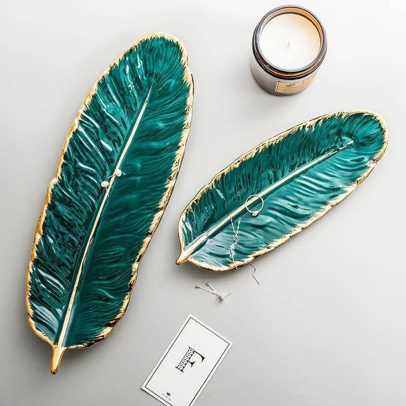 BowLift | Creative Gold Color Ceramic Plate Set
