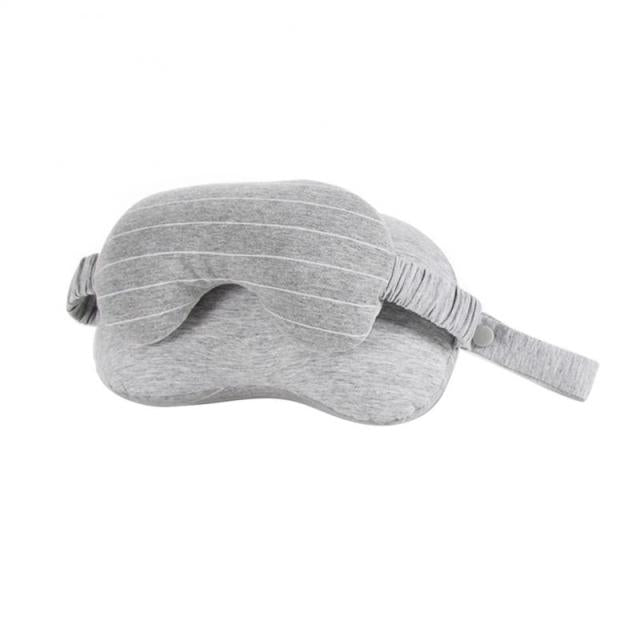 BowLift | Hooded Foldable Memory Foam Neck Pillow for Travelers