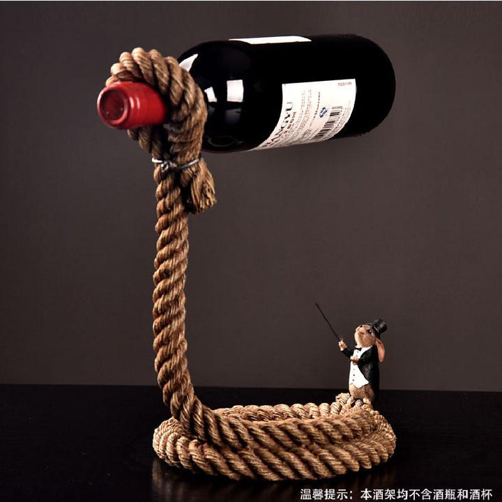The Magic Rope Wine Holder | Bowlift