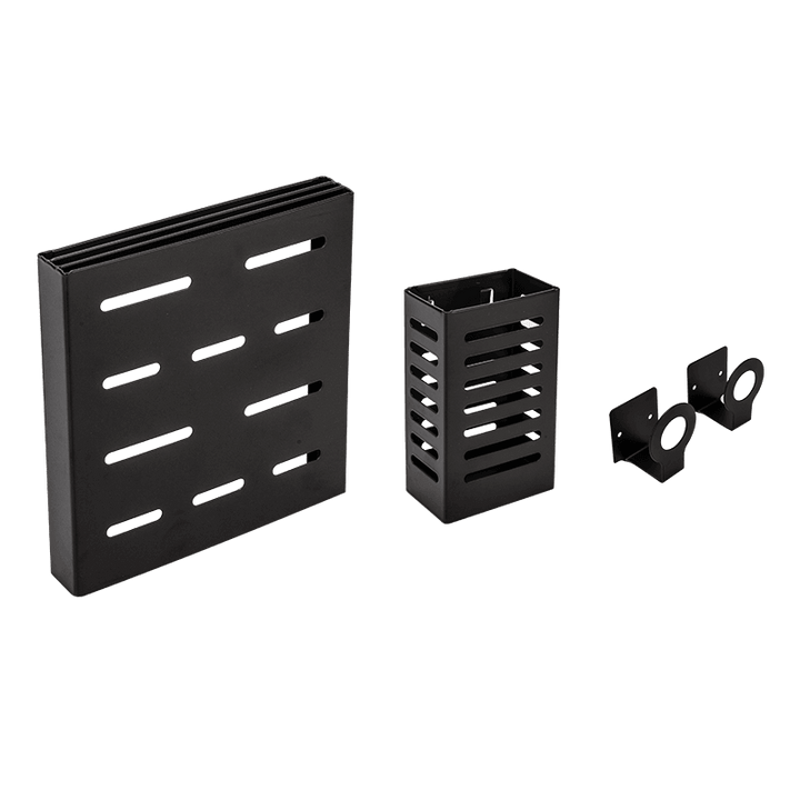 BowLift | Mat Black No Drill Metal Kitchen Storage