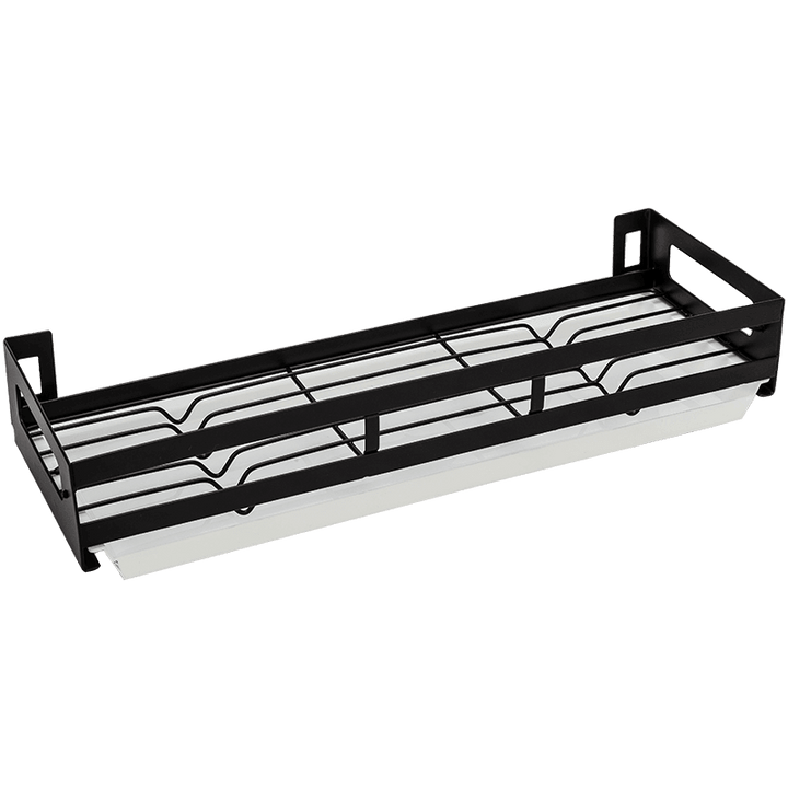 BowLift | Mat Black No Drill Metal Kitchen Storage