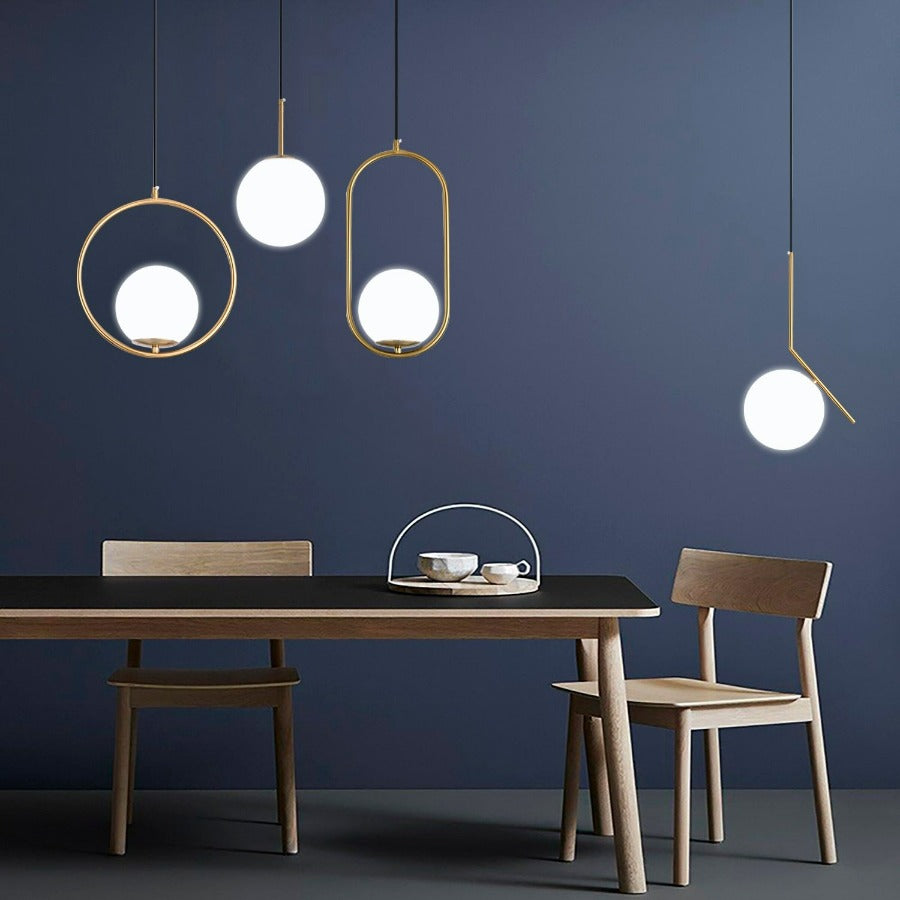 Modern Nordic Glass Pendant Lamps | Bowlift
