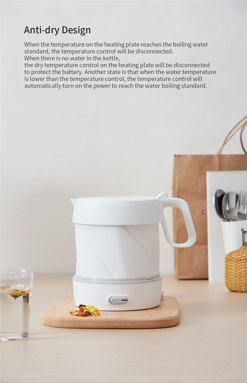 BowLift | Foldable Portable Electric Kettle