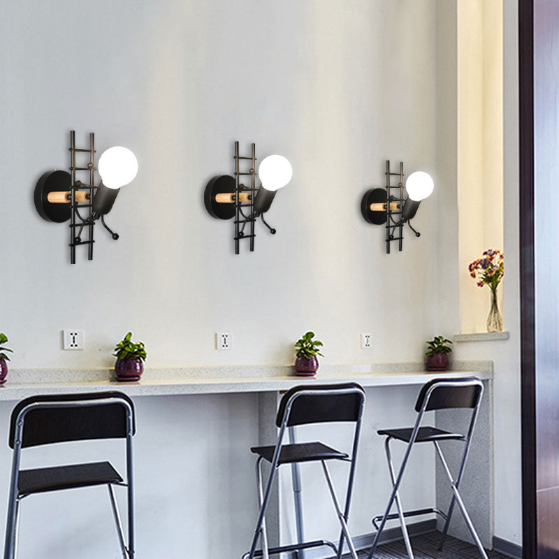 Mini Man Robot Art Wall Lamp | Bowlift