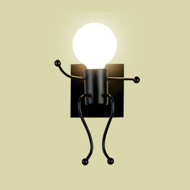 Mini Man Robot Art Wall Lamp | Bowlift