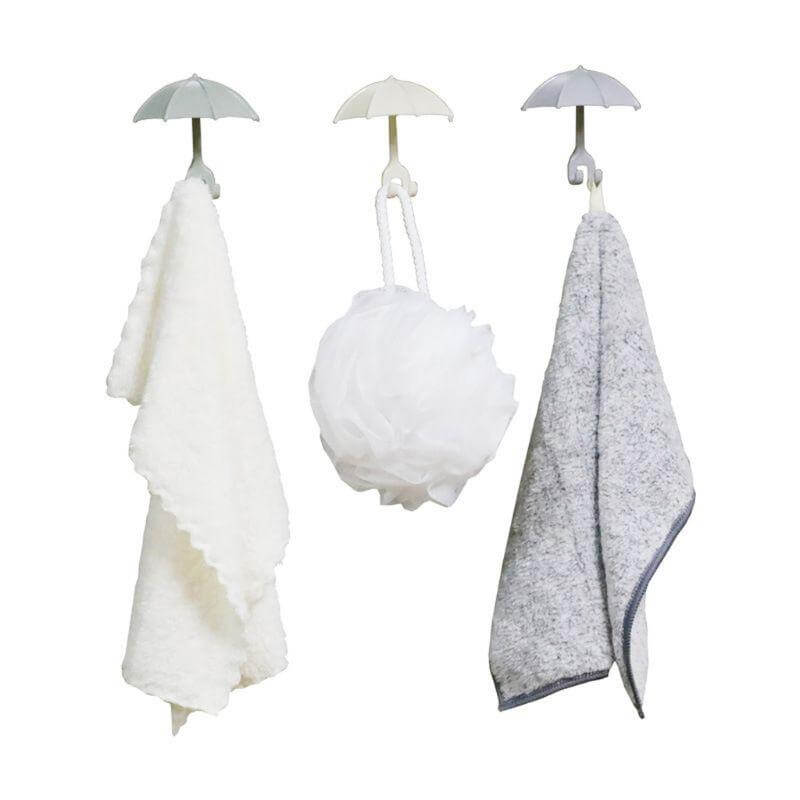 BowLift | 3pcs Set Cute Umbrella Toothbrush Hook