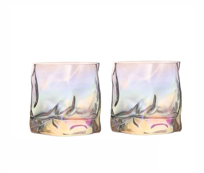 BowLift | Distorted Texture Whisky Glass Set