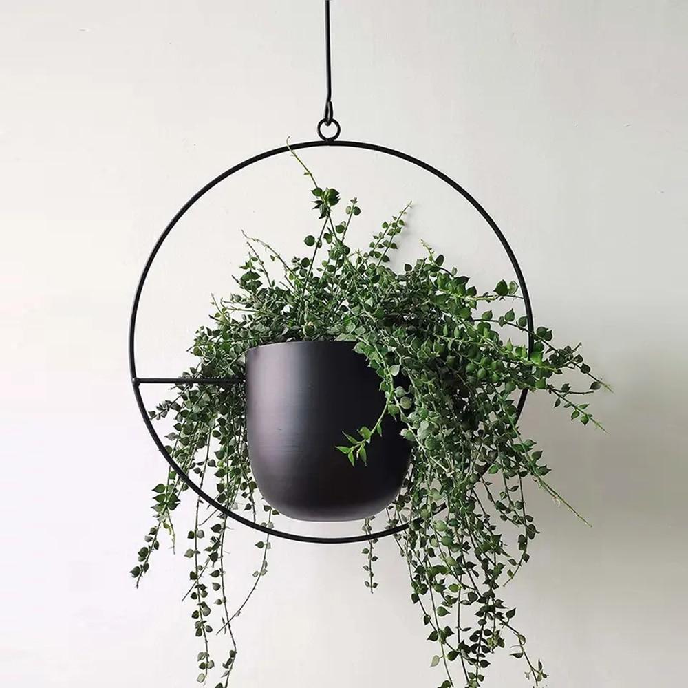 BowLift | FloraFrame – Elegant Metal Plant Holder for Wall or Ceiling