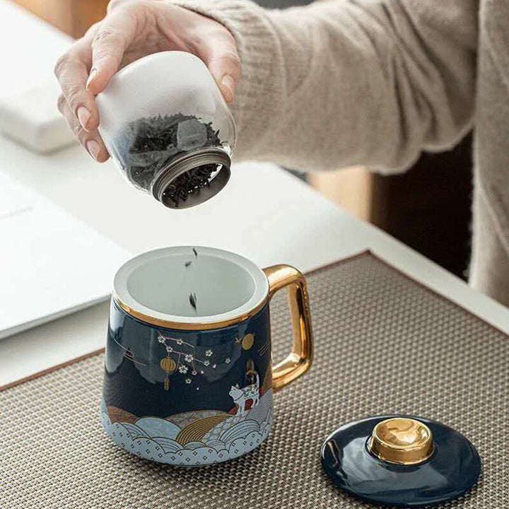 BowLift | Ceramic Artsy Tea Cup