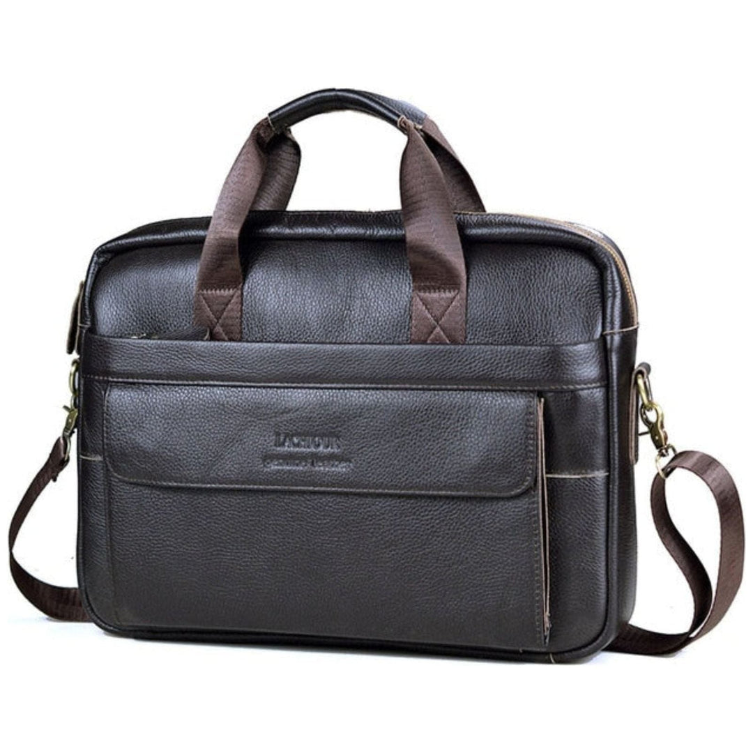 Karsten Bag - Genuine Leather Laptop Business Travel Bag | Bowlift