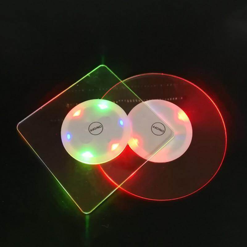 BowLift | Acrylic Ultra-Thin LED Coaster
