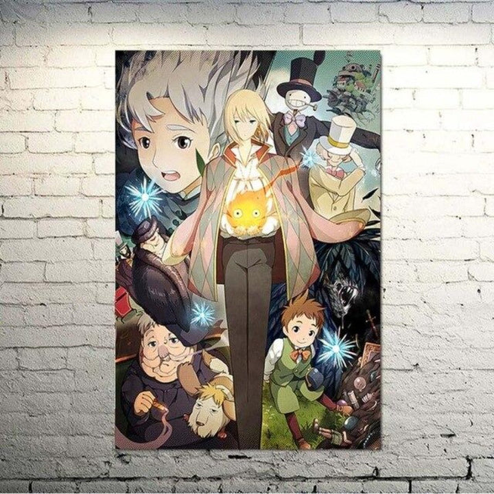 Magical Anime Friends - Canvas Wall Art Painting | Bowlift