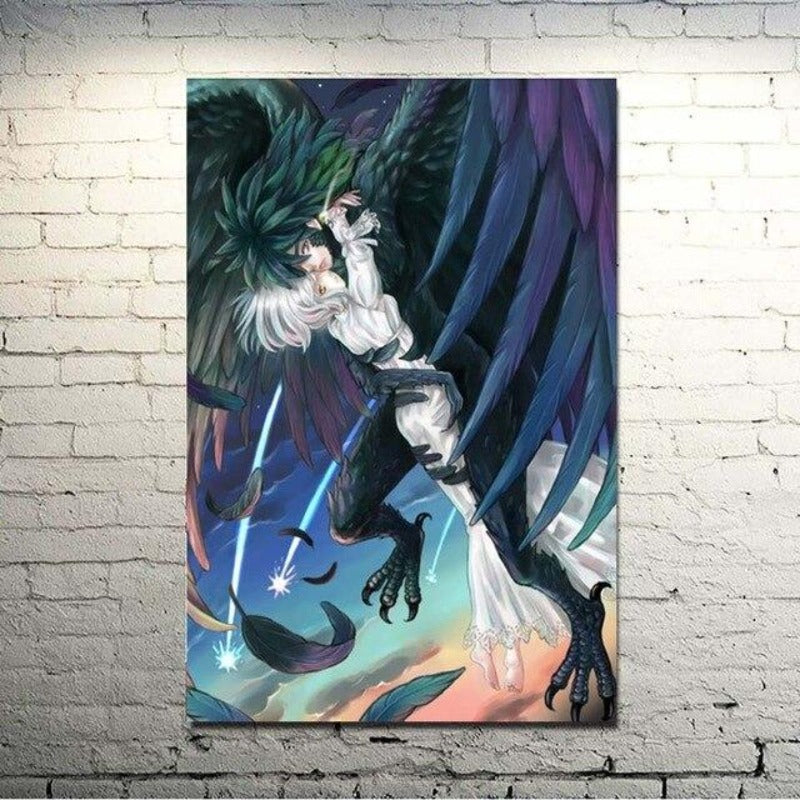 Magical Anime Friends - Canvas Wall Art Painting | Bowlift