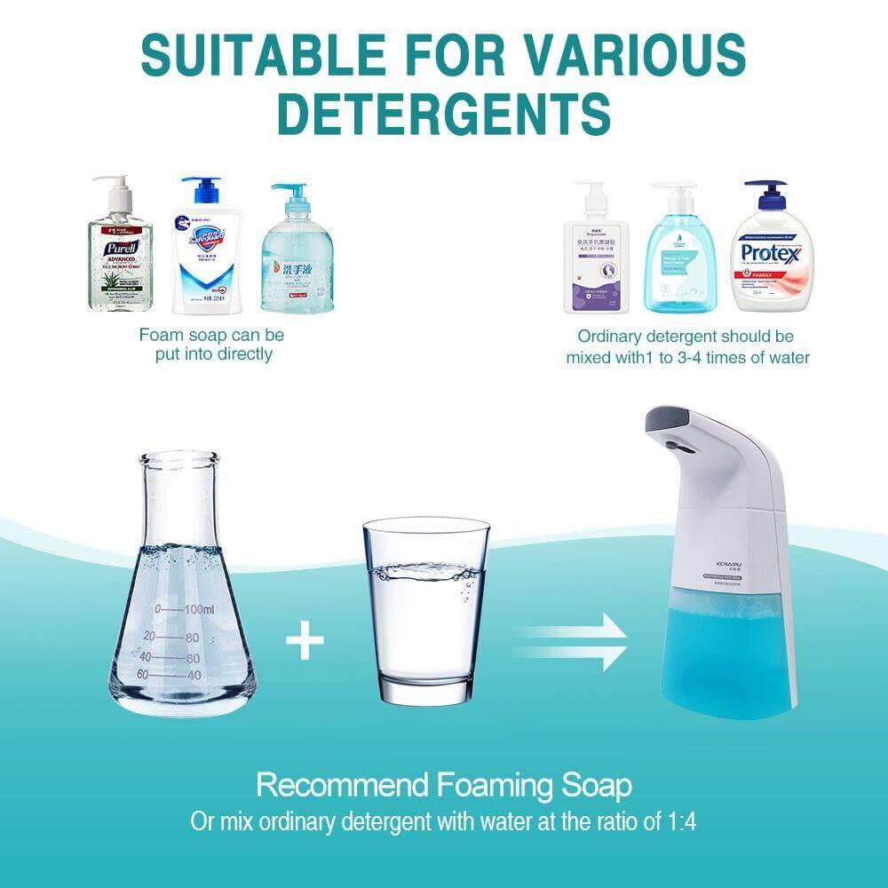 Touchless Intelligent Automatic Foam Soap Dispenser | Bowlift