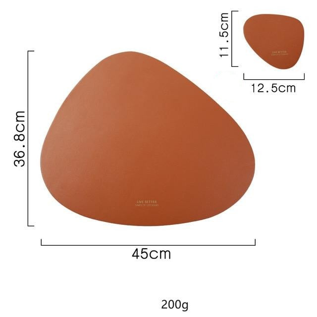 4 Colours Triangle Placemat Set | Bowlift