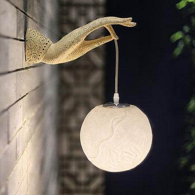 Modern Creative Chinese Lotus Wall Lamp | Bowlift