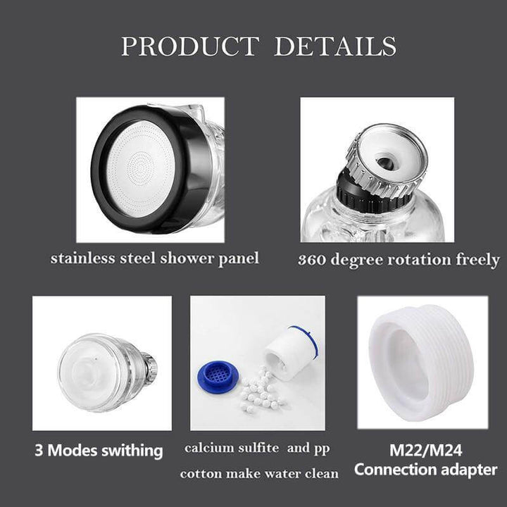 BowLift | Multifunction Rotatable Water Spray Faucet Filter