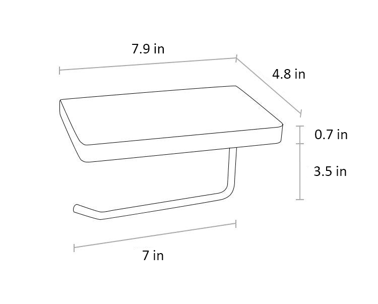 WoodNest - Stylish Wooden Toilet Roll Holder with Storage Bowlift