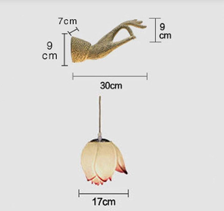 Modern Creative Chinese Lotus Wall Lamp | Bowlift