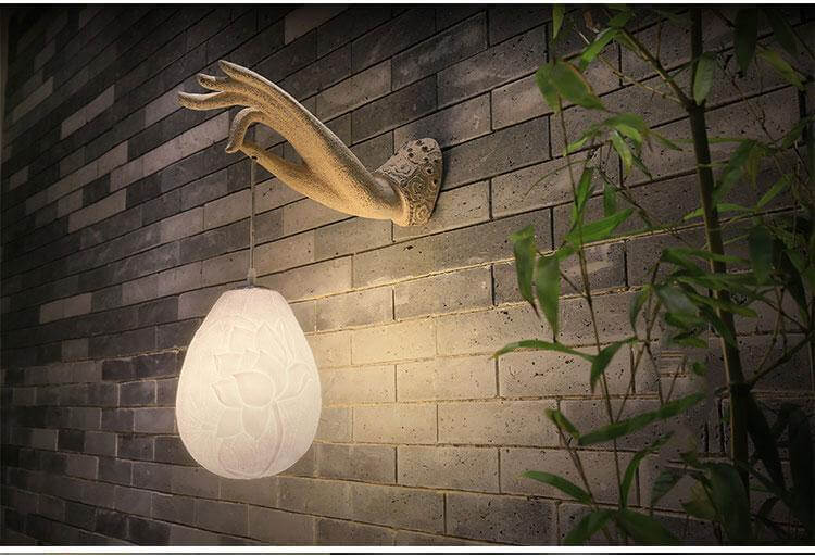 Modern Creative Chinese Lotus Wall Lamp | Bowlift