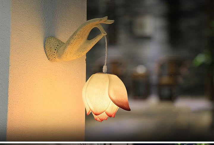 Modern Creative Chinese Lotus Wall Lamp | Bowlift