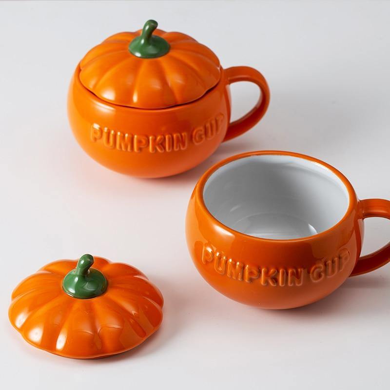 Creative Ceramic Pumpkin Mug Cup | Bowlift