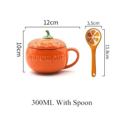 Creative Ceramic Pumpkin Mug Cup | Bowlift