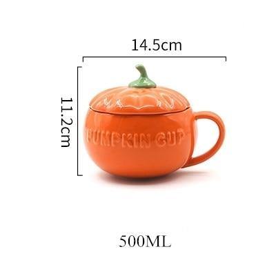 Creative Ceramic Pumpkin Mug Cup | Bowlift