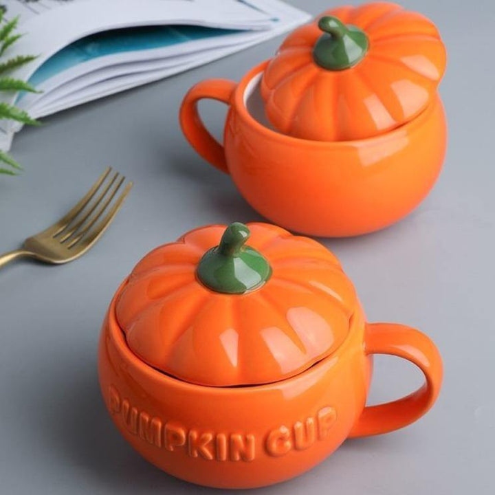 Creative Ceramic Pumpkin Mug Cup | Bowlift