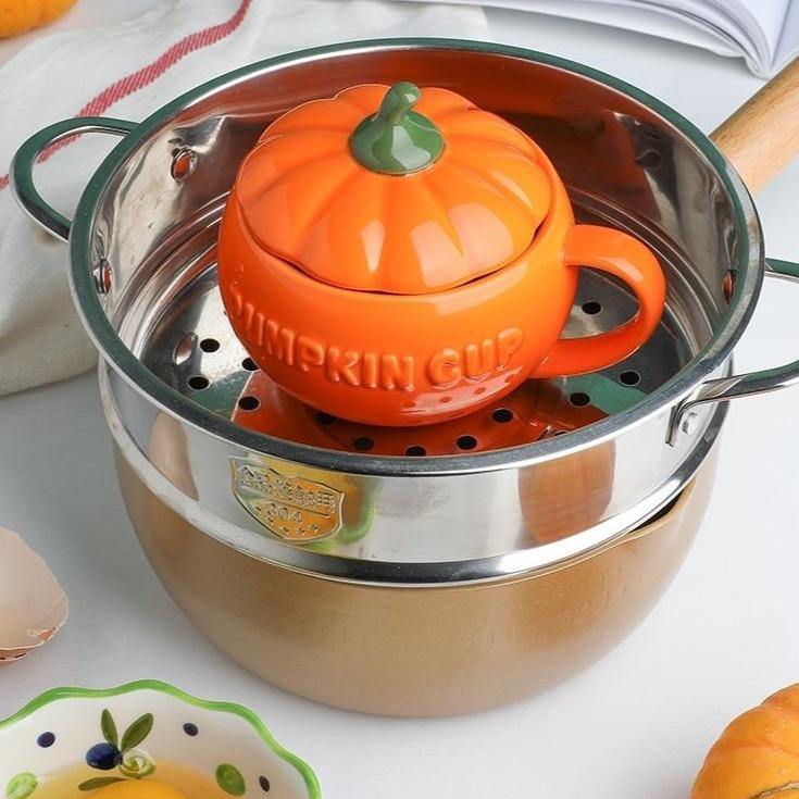 Creative Ceramic Pumpkin Mug Cup | Bowlift
