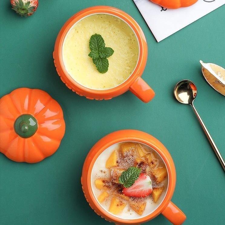 Creative Ceramic Pumpkin Mug Cup | Bowlift