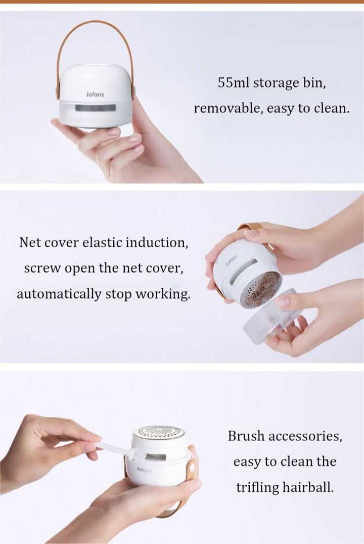 BowLift | Mini Rechargeable Automatic Lint Remover