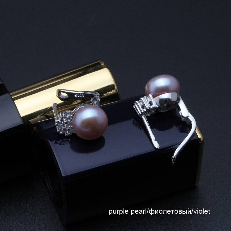 BowLift | Fashion Natural freshwater black pearl ear clip