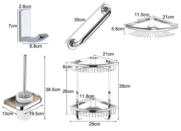 BowLift | Original Bathroom Hardware Set