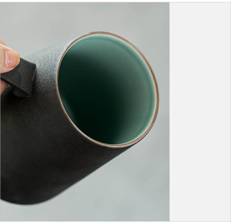 Mountain Art Ceramic Tea Mugs With Filter | Bowlift