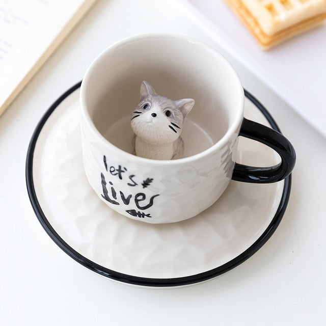 BowLift | 3D Cute Pet Ceramic Mug