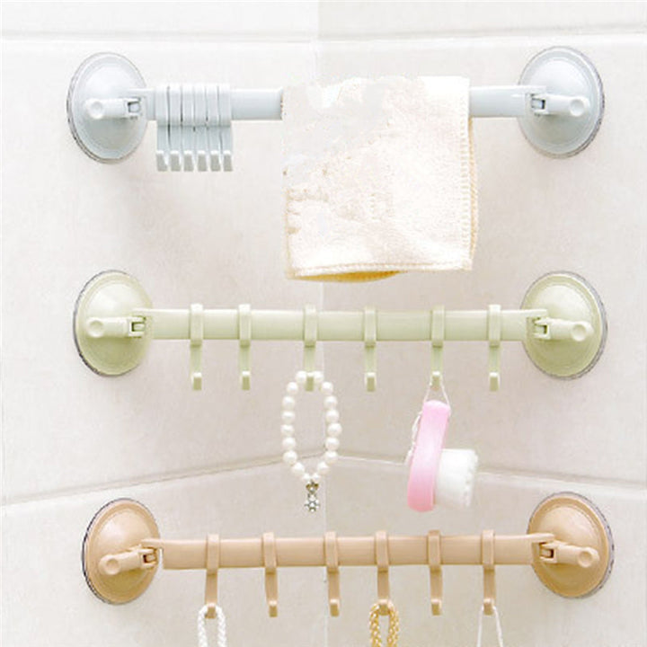 BowLift | Adjustable Hook Double Suction Towel Rack