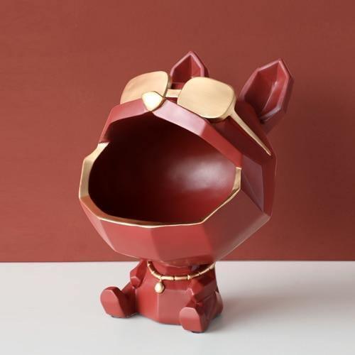Decorative storage bowl - elegant solution for displaying dog figurines Bowlift