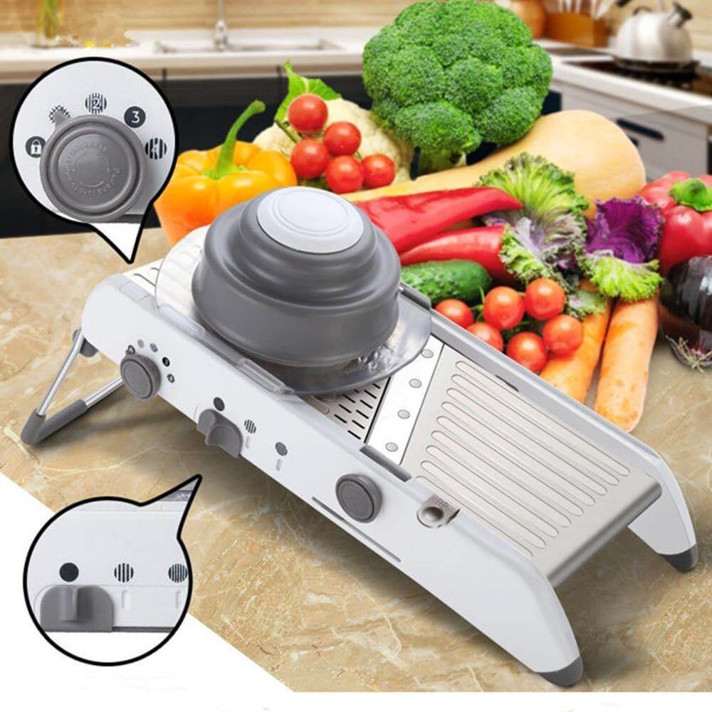 BowLift | Adjustable Stainless Steel Manual Vegetable Slicer Cutter