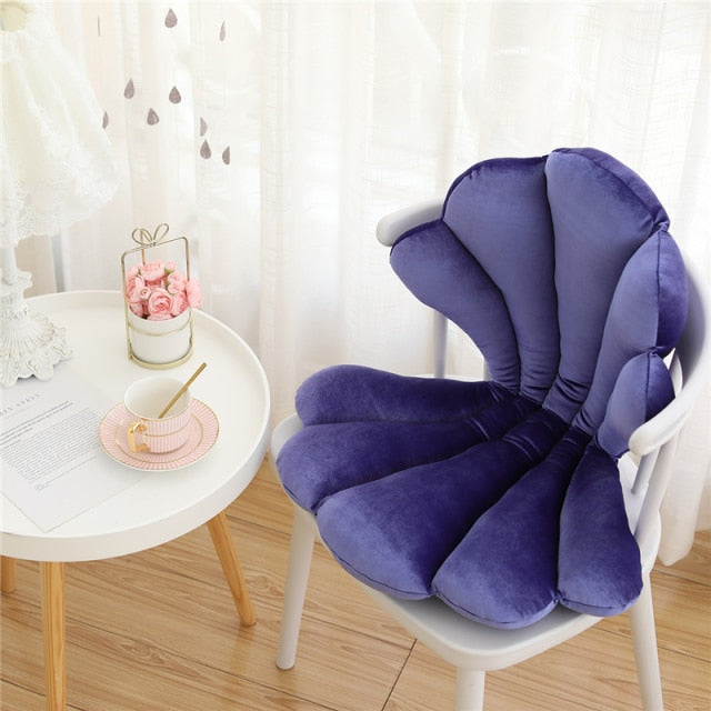 Velvet Shell Seat Cushion | Bowlift