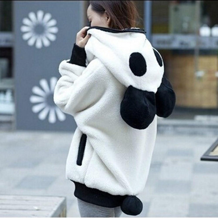 Fluffy Panda Hoodie | Bowlift