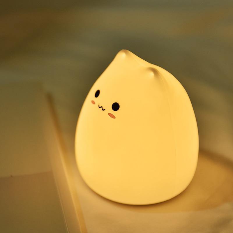 BowLift | Colorful LED Silicone Touch Sensor Cat Night Lamp