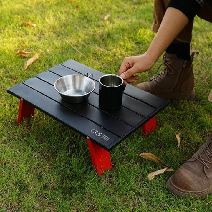 Mini Black Foldable Outdoor Table | Bowlift