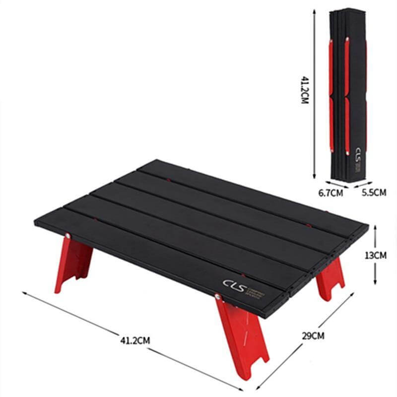Mini Black Foldable Outdoor Table | Bowlift